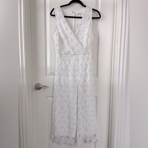 Francesca’s Bridal Lace Jumpsuit